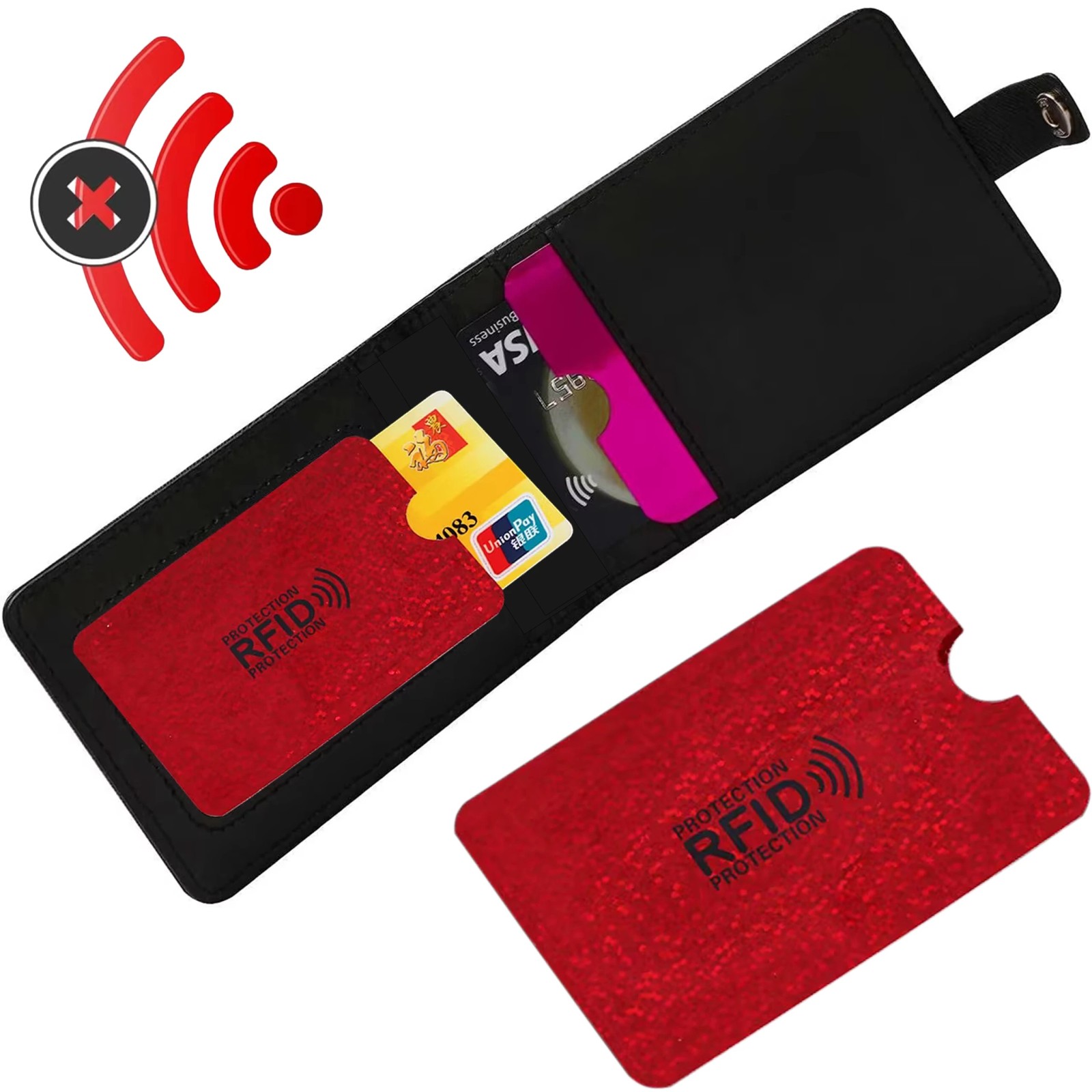 Extralink | Etui ochronne na karty płatnicze | antykradzieżowe RFID zbliżeniowe dowód - obrazek 4
