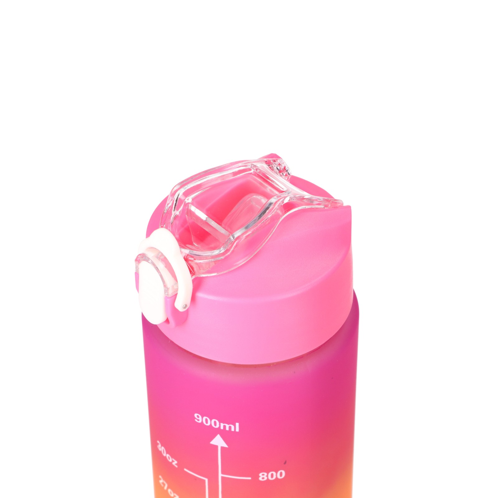 Extralink | Bidon motywacyjny 3w1 | zestaw, różowy-pomarańczowy, 2000ml+900ml+300ml - obrazek 5