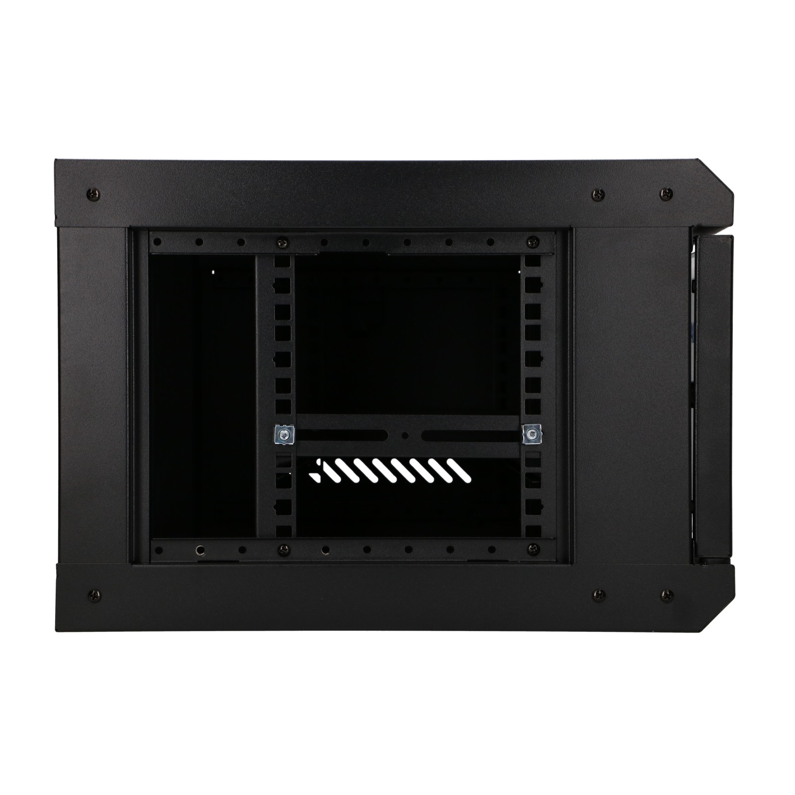 Extralink Lite 4U 530x400 Czarna | Szafa rack | montowana na ścianie, półka w zestawie - obrazek 4