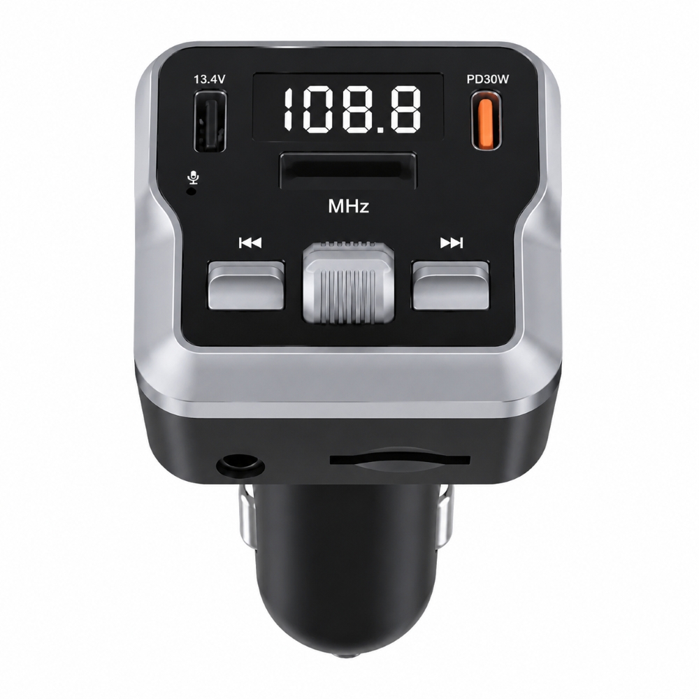 Extralink Smart Life | Transmiter FM do samochodu z funkcją ładowania | 2x USB-A, karta SD - obrazek 4