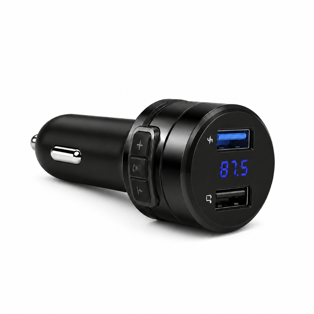 Extralink Smart Life | Transmiter FM do samochodu z funkcją ładowania | 2x USB-A - obrazek 3