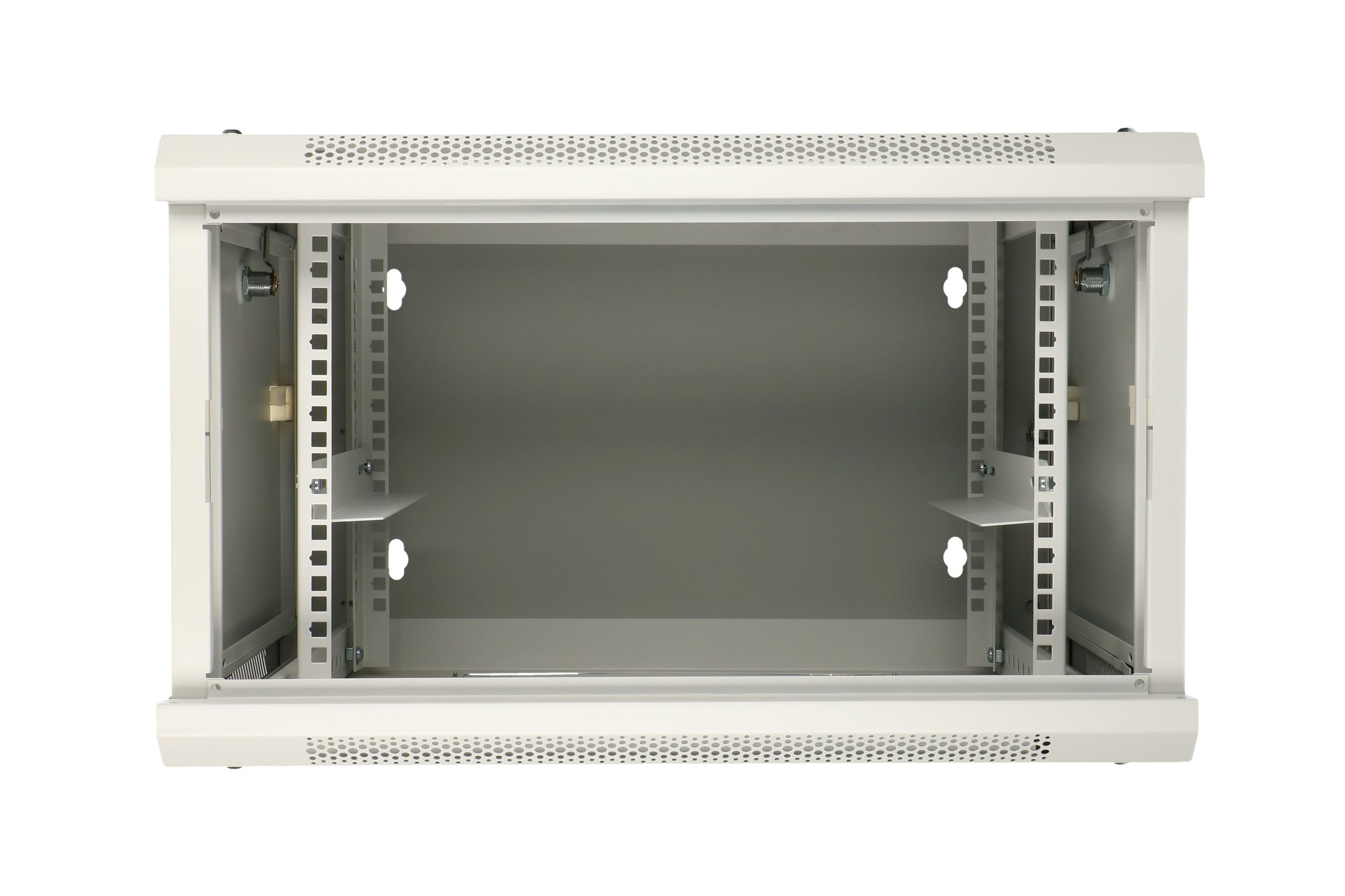 Extralink 6U 600x600 AZH Szara | Szafa rack | montowana na ścianie, dwusekcyjna - obrazek 3