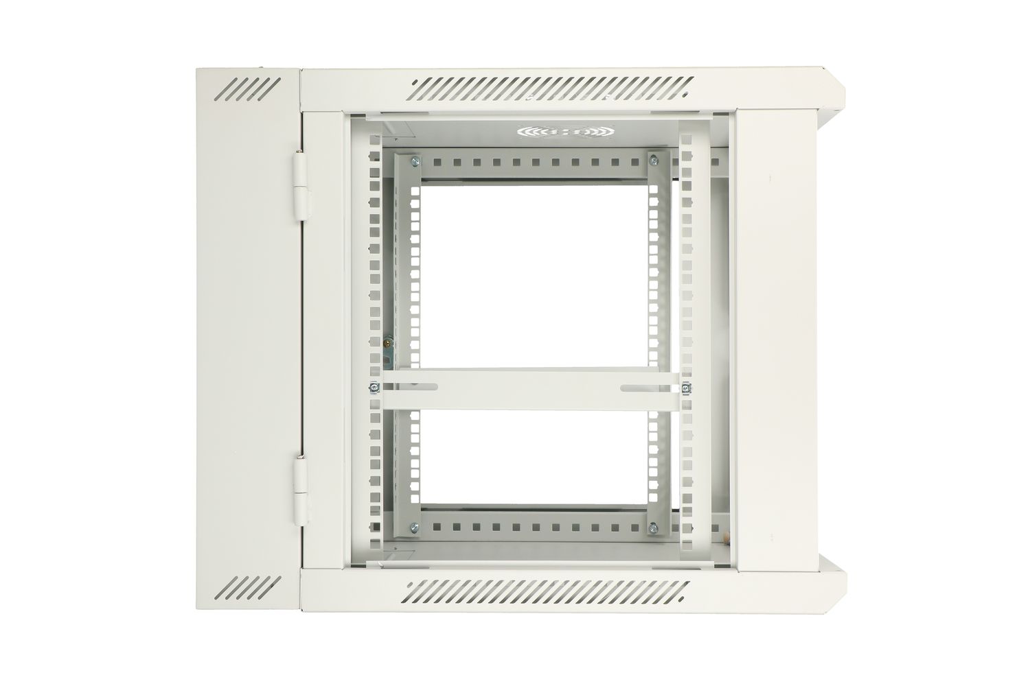 Extralink 12U 600x600 AZH Szara | Szafa rack | montowana na ścianie, dwusekcyjna - obrazek 5