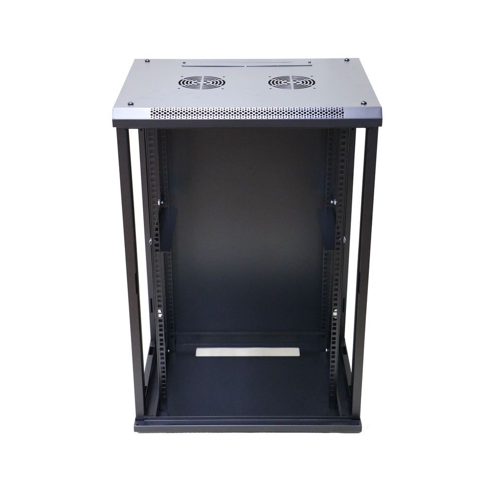 Extralink 15U 600x450 Czarna | Szafa rack | montowana na ścianie - obrazek 3