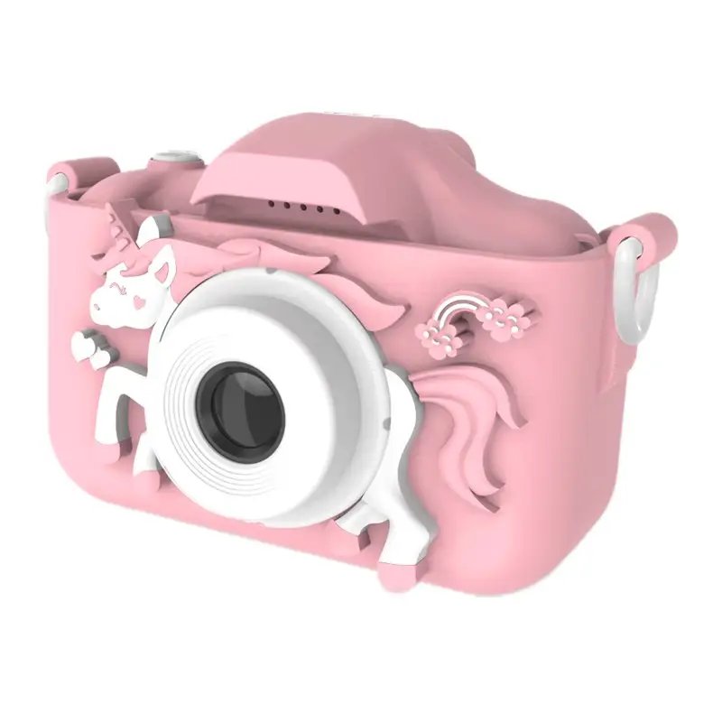 Extralink Kids Camera H29 Single Różowy | Aparat cyfrowy | 1080P 30fps, wyświetlacz 2.0" - obrazek 3