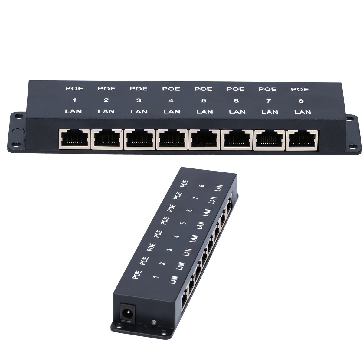 Extralink 8 Portowy | PoE Injector | 8x 100Mb/s RJ45