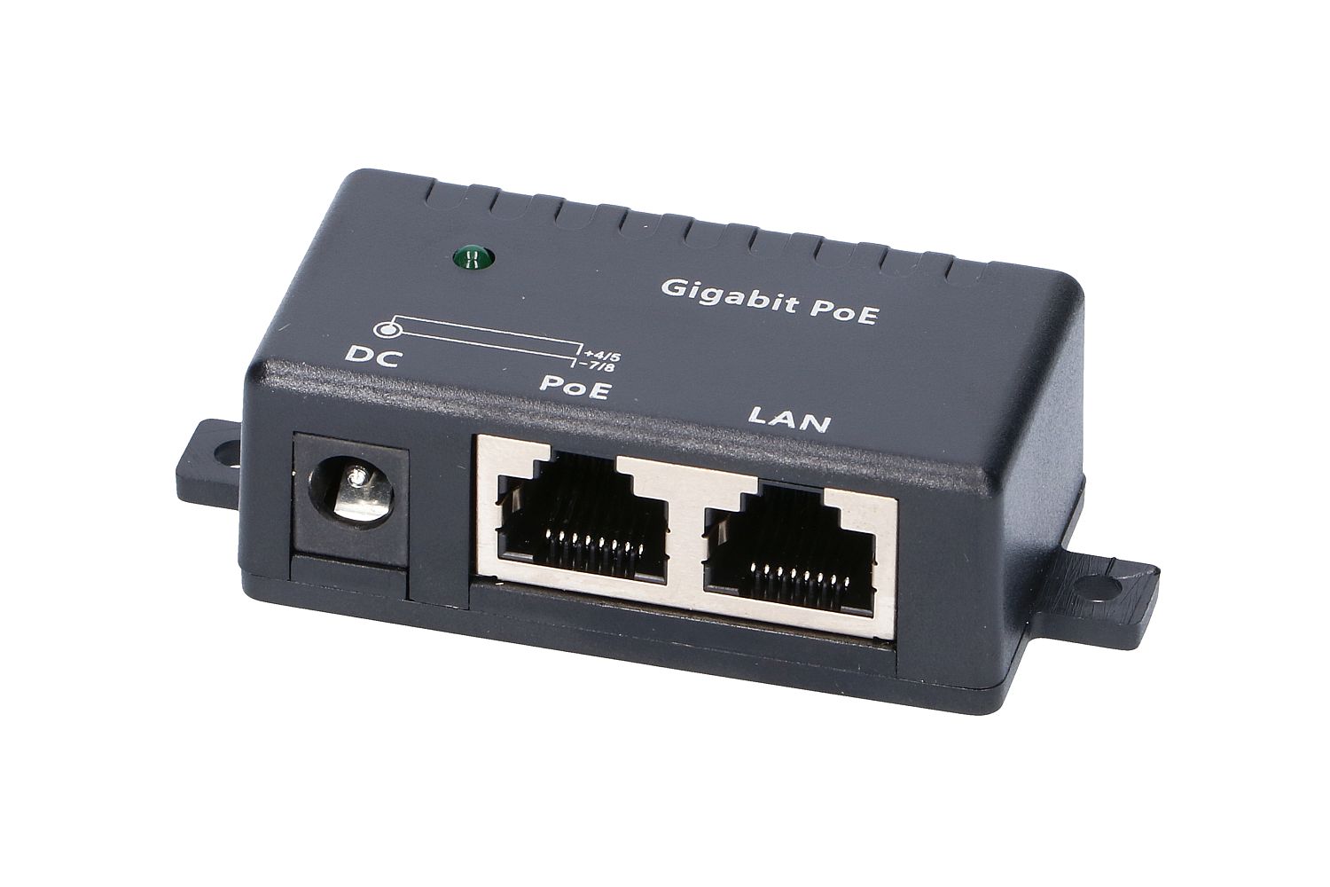 Extralink 1 Portowy | Gigabit PoE Injector | 1x 1000Mb/s RJ45, Kostka - obrazek 2