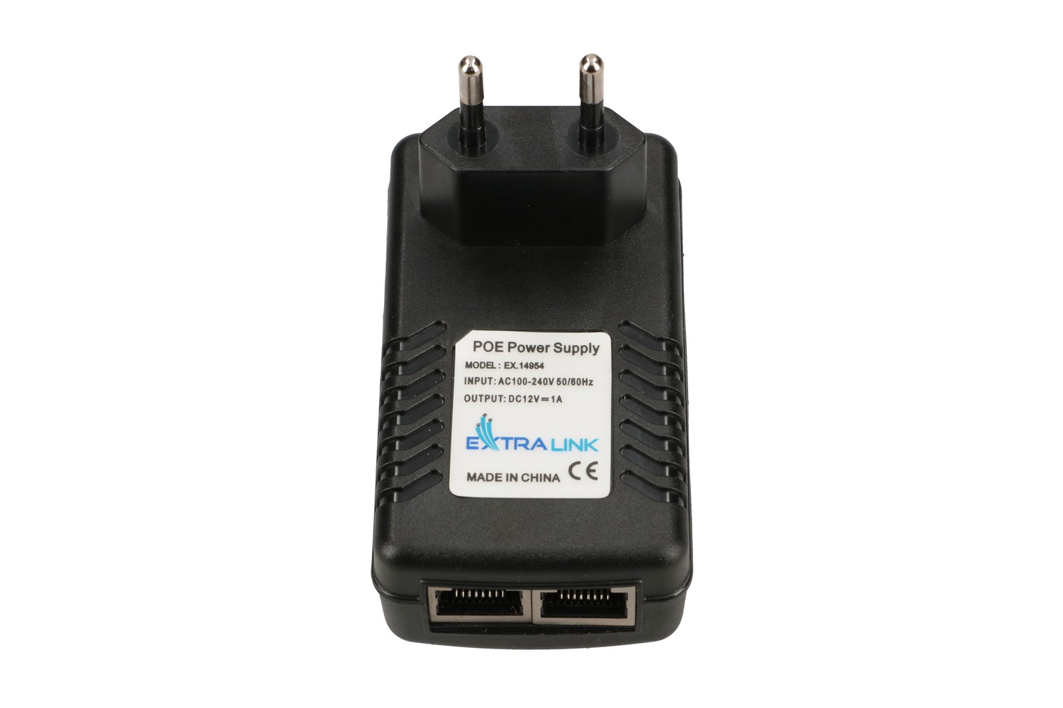 Extralink POE-12-12W | Zasilacz PoE | 12V, 1A, 12W, wtyk do gniazda elektrycznego - obrazek 3