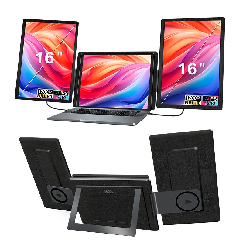 Extralink Smart Life S9G 16" | Przenośne monitory do laptopa | 2 monitory, IPS, 1920x1200 - obrazek 4