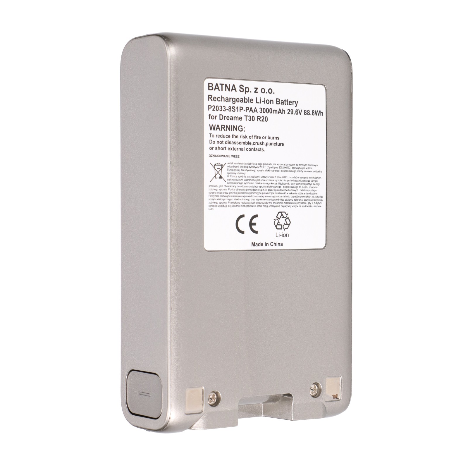 Extralink | Bateria, akumulator do odkurzacza, zamiennik dla Dreame T30 R20 21.6V 3000mAh - obrazek 5