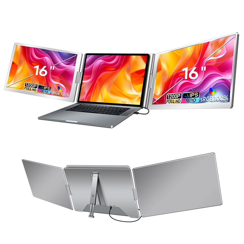 Extralink Smart Life S880 16" | Przenośne monitory do laptopa | 2 monitory, IPS, 1920x1200