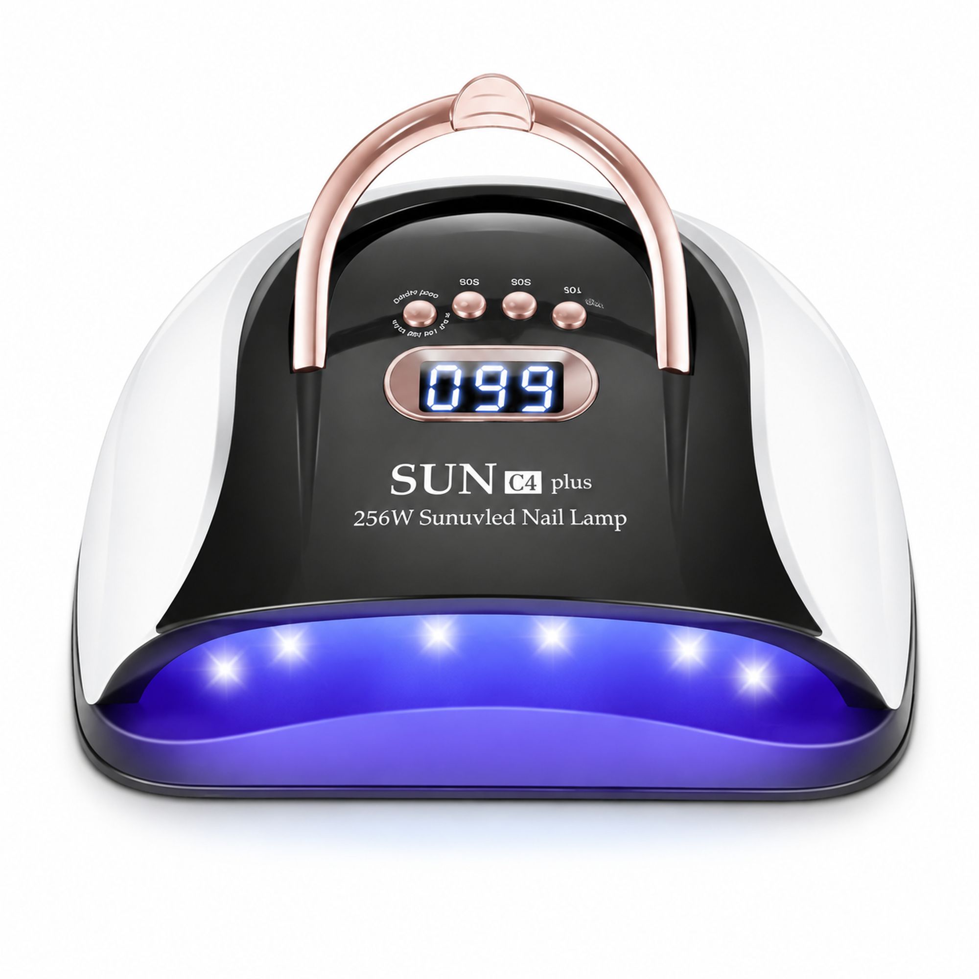 Stay Beauty C4 UV LED | Lampa LED UV do paznokci | 256W, do żeli hybrydowych