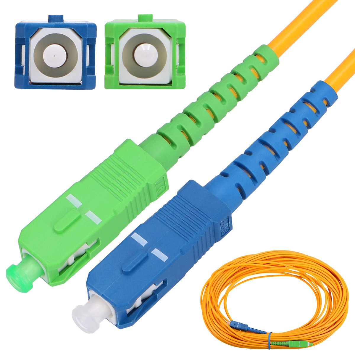 Extralink SC/UPC-SC/APC | Patchcord | Jednomodowy, Simplex, 3mm, 30m