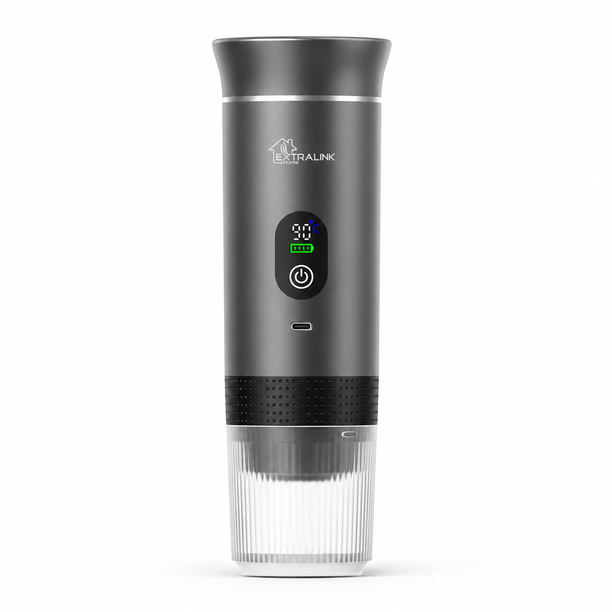 Extralink | Home Espresso2Go Ekspres przenośny ciśnieniowy | Szary