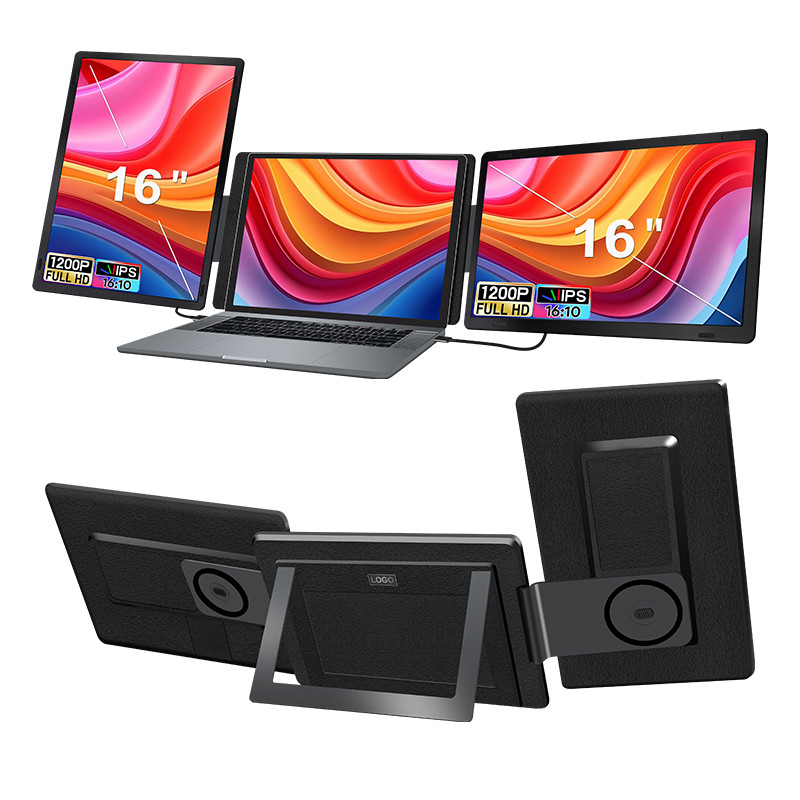 Extralink Smart Life S9G 16" | Przenośne monitory do laptopa | 2 monitory, IPS, 1920x1200