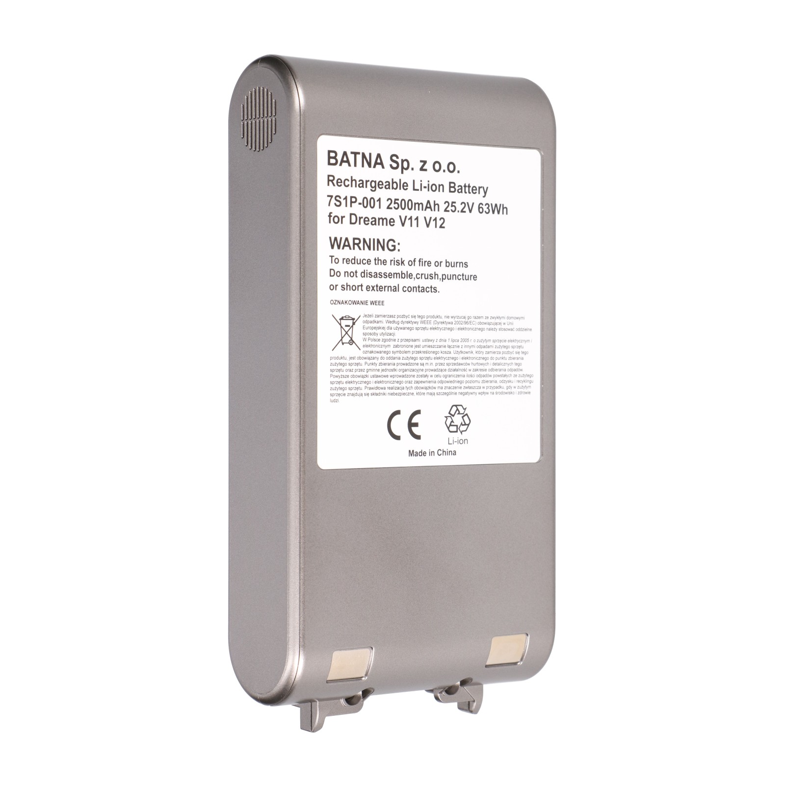 Extralink | Bateria, akumulator do odkurzacza | zamiennik dla Dreame V11 V12 V11SE V12Pro V16 25.2V 2500mAh - obrazek 5