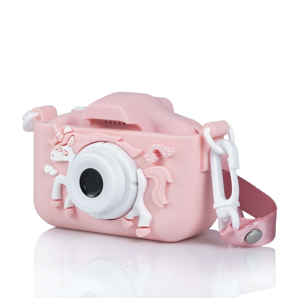 Extralink Kids Camera H29 Single Różowy | Aparat cyfrowy | 1080P 30fps, wyświetlacz 2.0" - obrazek 5