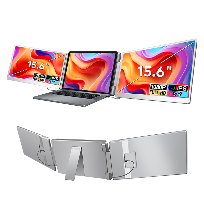 Extralink Smart Life S10 15.6" | Przenośne monitory do laptopa | 2 monitory, IPS, 1920x1080