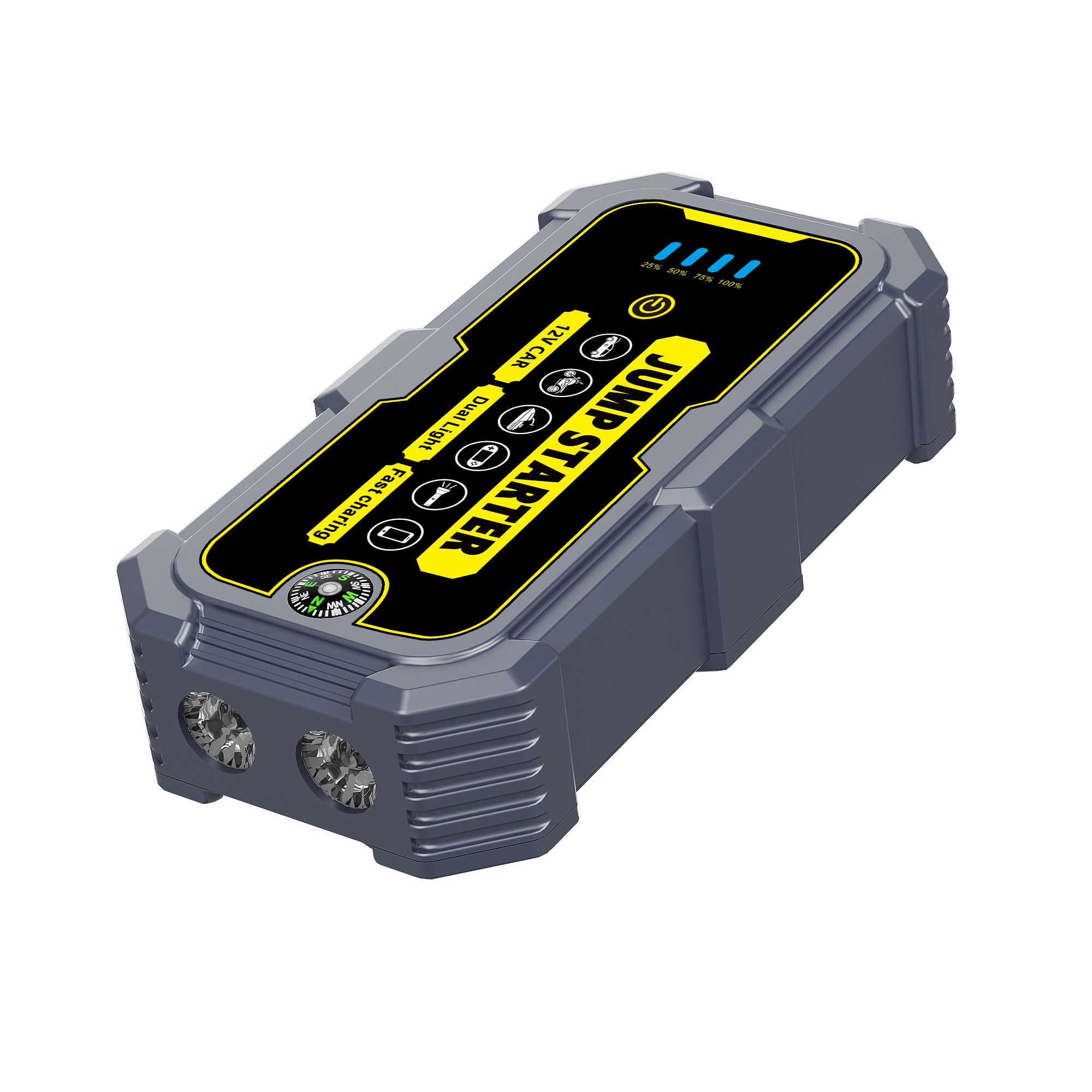 Extralink Jump 1 Jump Starter | Powerbank rozruchowy do odpalania samochodu | 3x LED, latarka, kompas