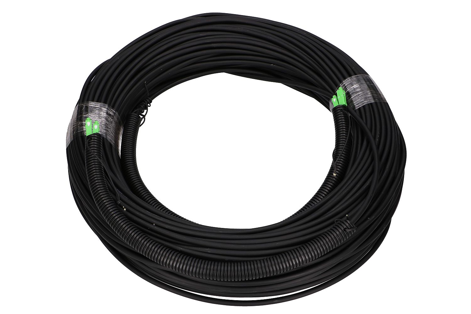 Extralink 2J SC/APC-SC/APC | Patchcord | Jednomodowy, Zewnętrzny, DUPLEX G657A2, 100m