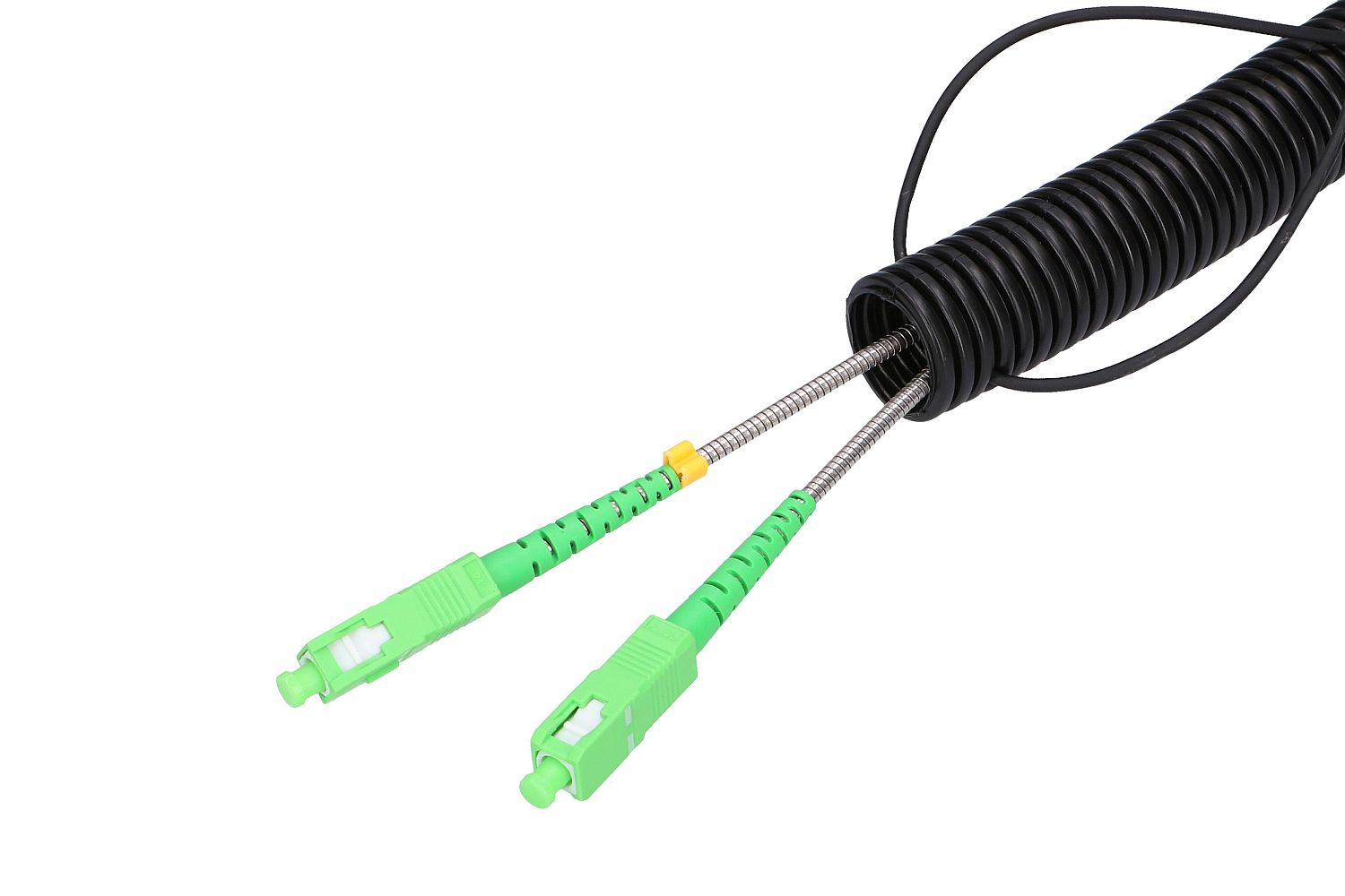 Extralink 2J SC/APC-SC/APC | Patchcord | Jednomodowy, Zewnętrzny, Duplex, G657A2, 75m - obrazek 3