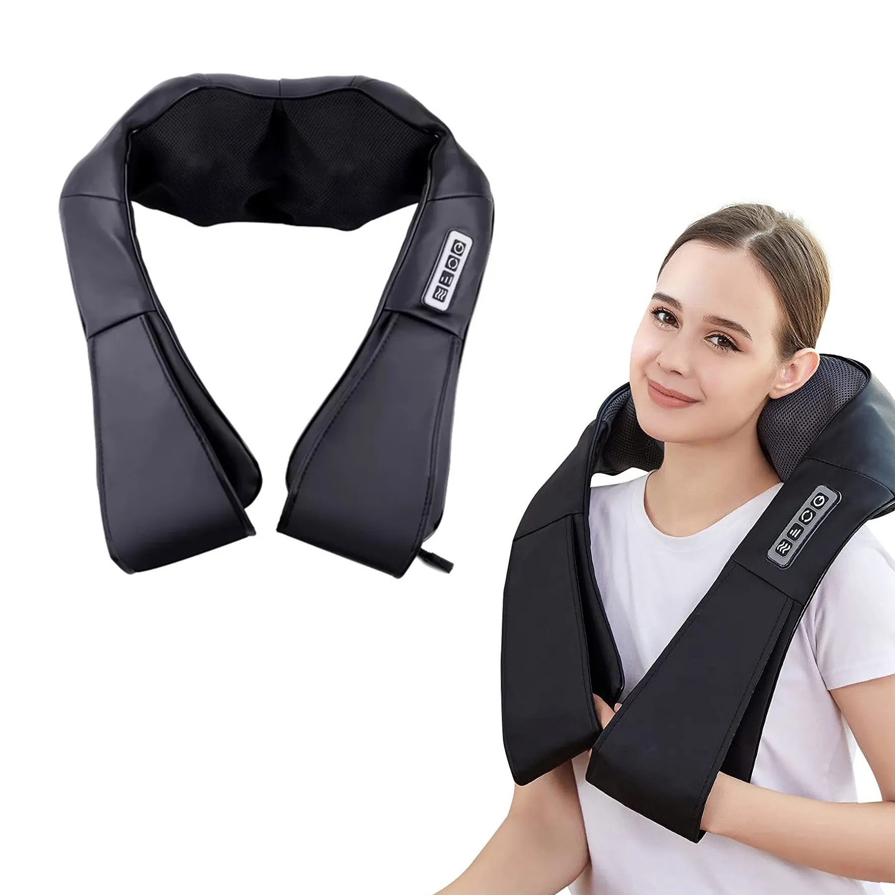 Extralink Smart Life Neck Massager Czarny | Masażer do karku |