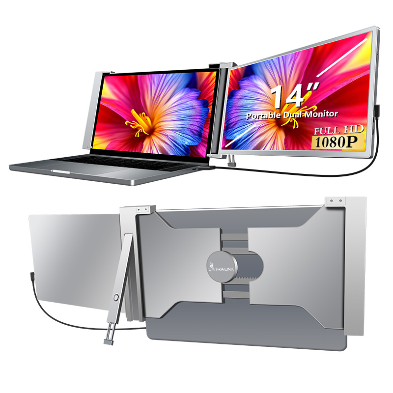 Extralink Smart Life S14 14" | Przenośne monitory do laptopa | 2 monitory, IPS, 1920x1200 - obrazek 3