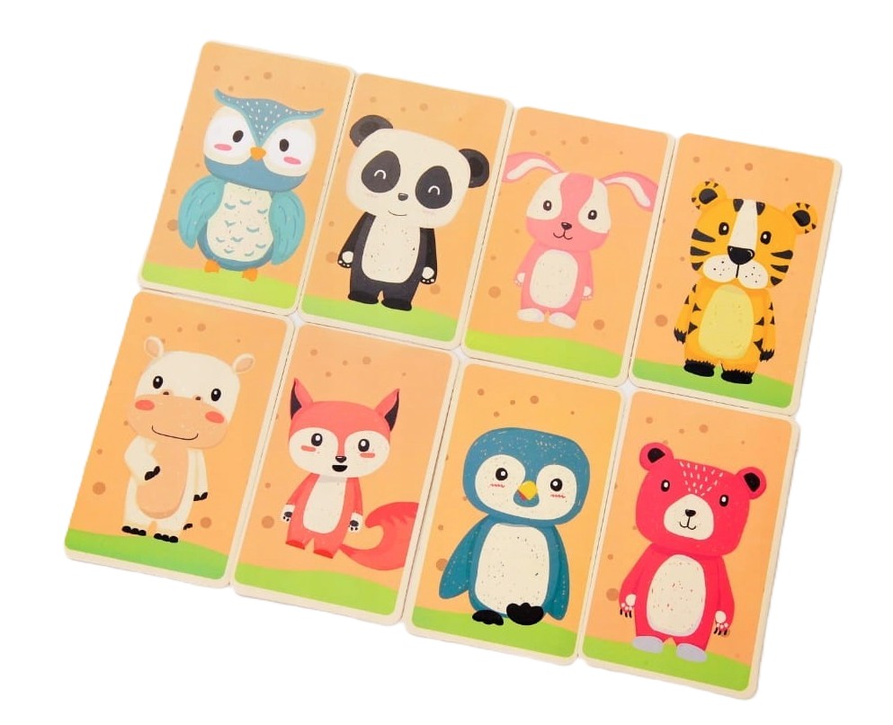 Extralink Kids | Układanka magnetyczna dla dzieci | Książka, Puzzle, 68 el. Zwierzątka - obrazek 5