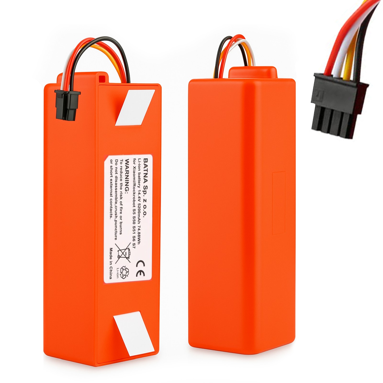 Extralink | Bateria, akumulator do odkurzacza | zamiennik dla Mi Robot, Roborock S50, S6, S7 14.4v 5200mAh