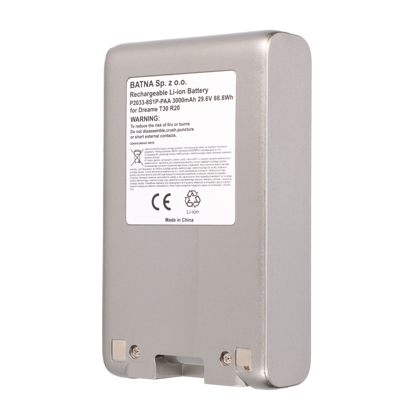 Extralink | Bateria, akumulator do odkurzacza, zamiennik dla Dreame T30 R20 21.6V 3000mAh - obrazek 4