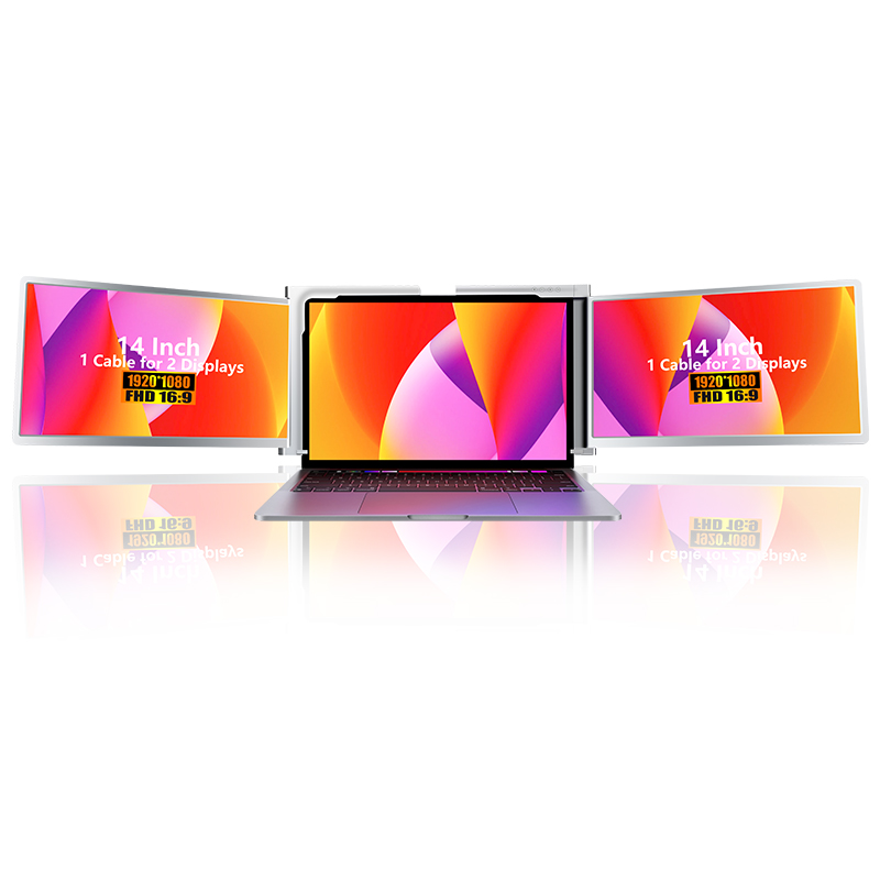 Extralink Smart Life S400 14" | Przenośne monitory do laptopa | 2 monitory, IPS, 1080p Full HD - obrazek 2