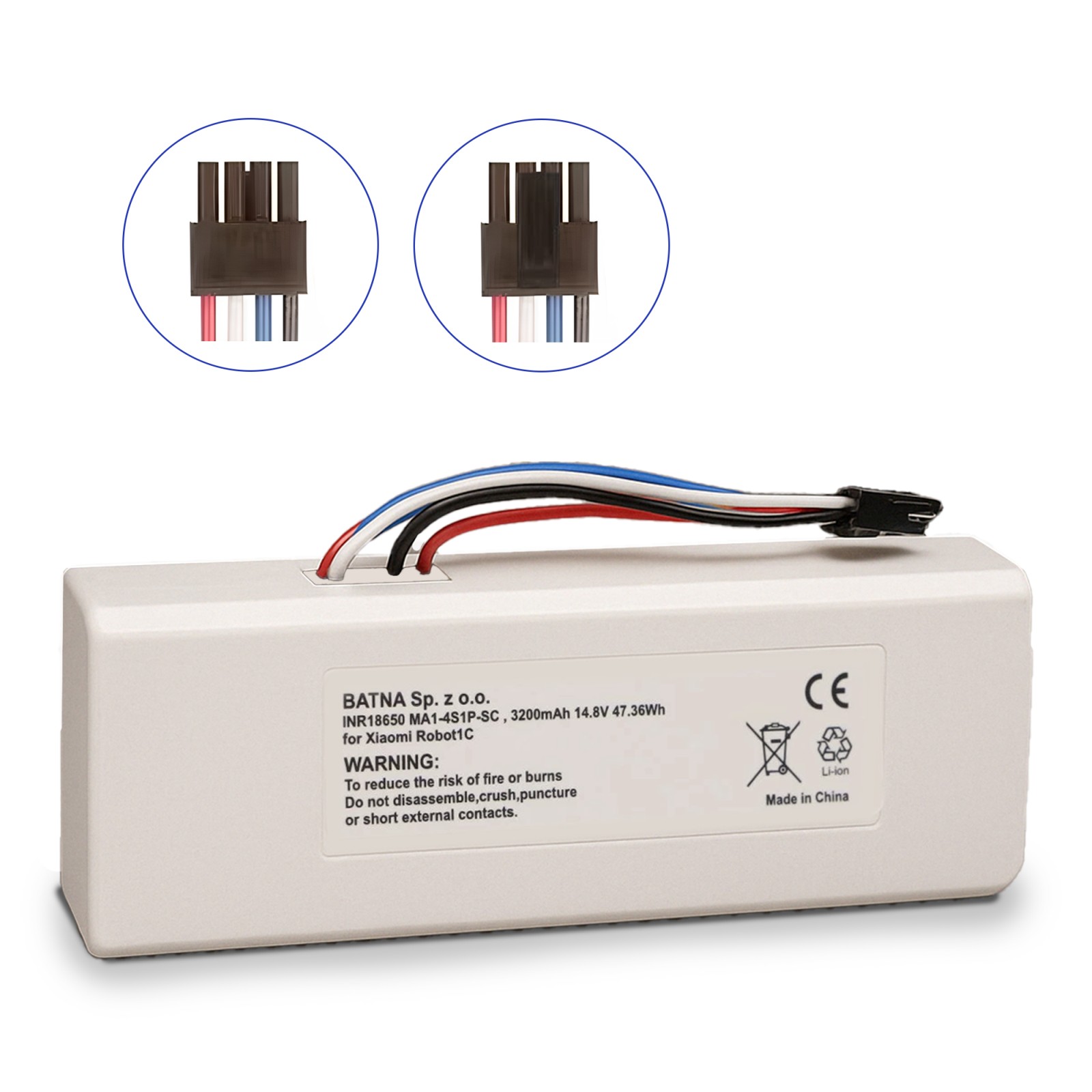 Extralink | Bateria, akumulator do odkurzacza | zamiennik dla Xiaomi Robot 1C P1904-4S1P-MM / STYTJ01ZHM Mijia 1C / Dreame MC1808 3200mAh 47.36Wh