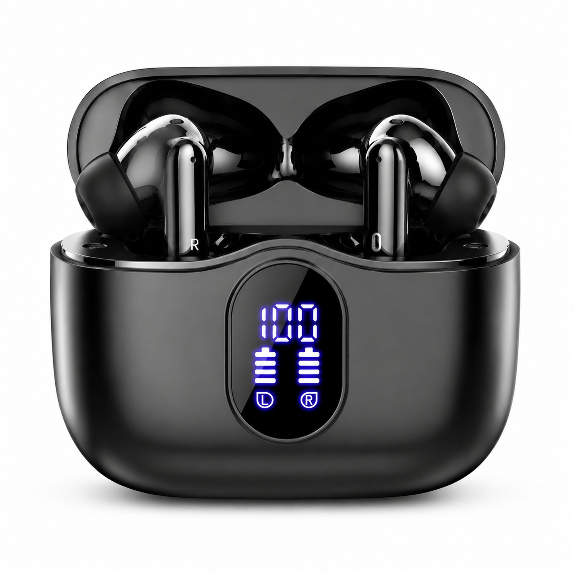 Extralink Lifestyle | słuchawki z wyświetlaczem Pixelbuds | Czarne