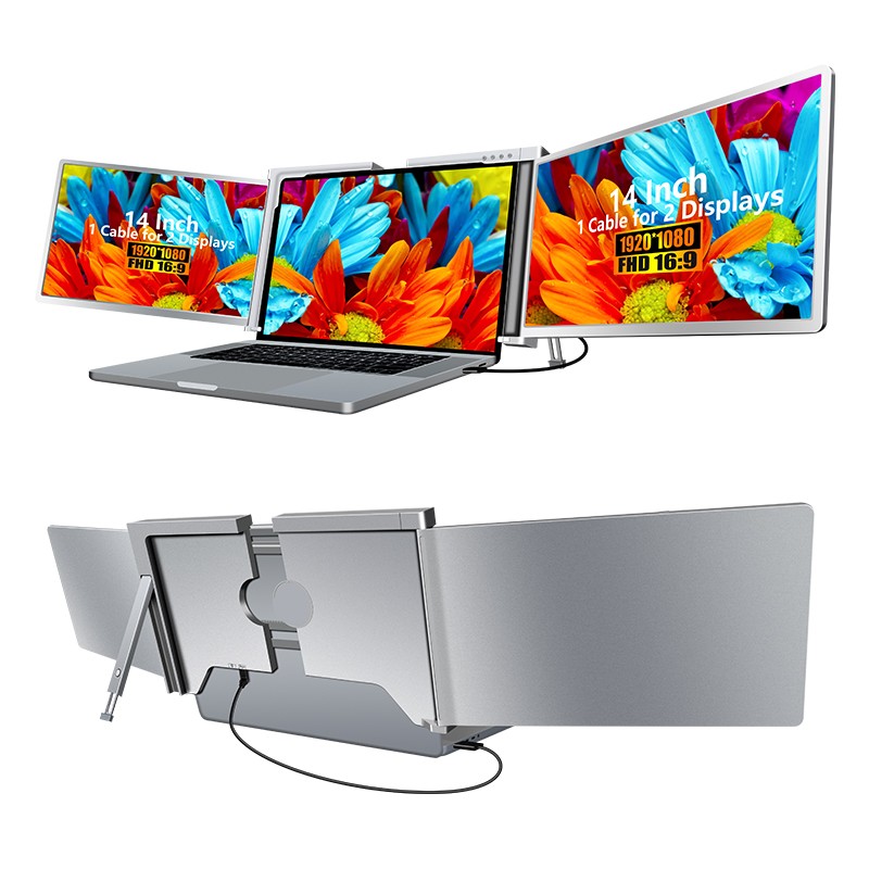 Extralink Smart Life S400 14" | Przenośne monitory do laptopa | 2 monitory, IPS, 1080p Full HD - obrazek 3