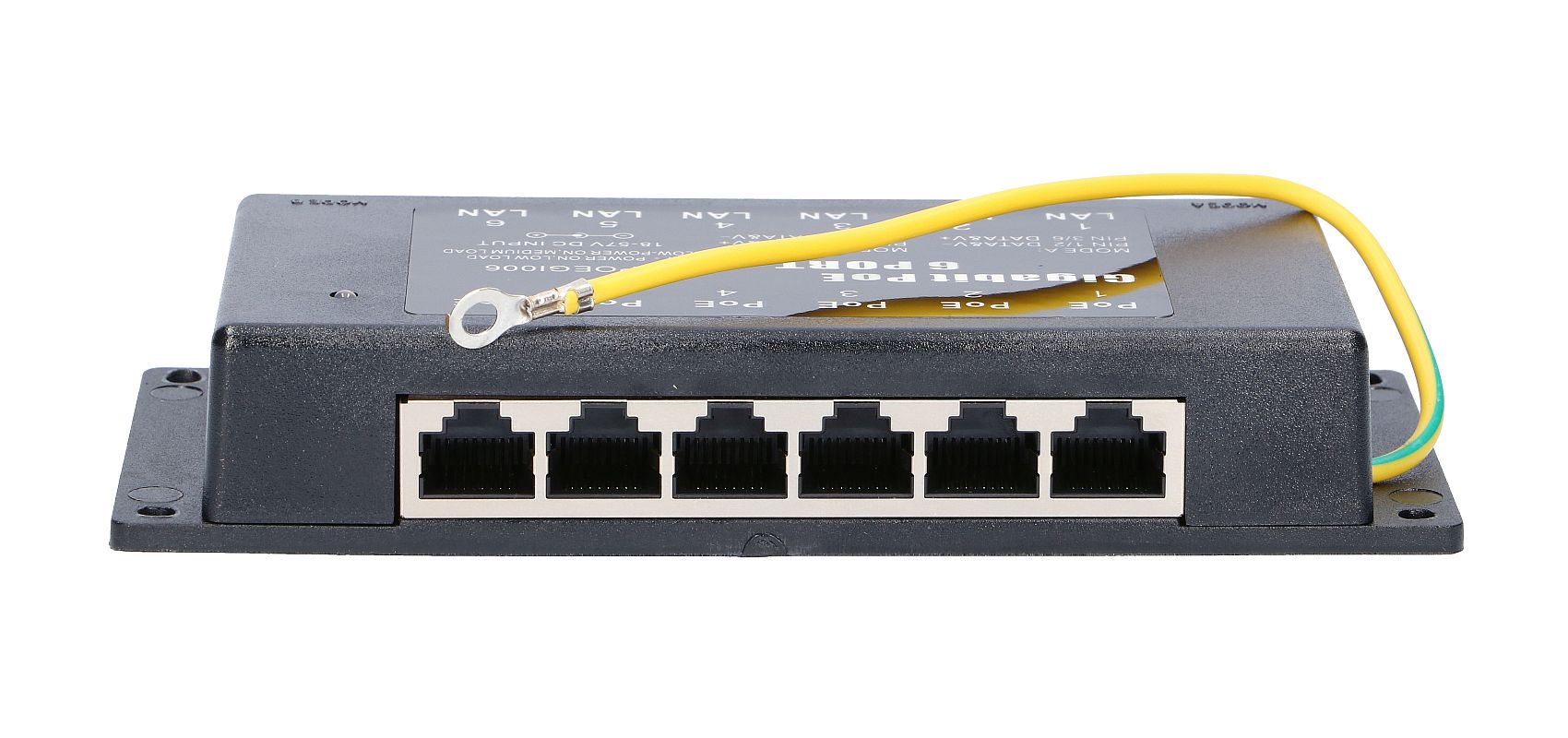 Extralink 6 Portowy | Gigabit PoE Injector | 6x 1000Mb/s RJ45 - obrazek 3