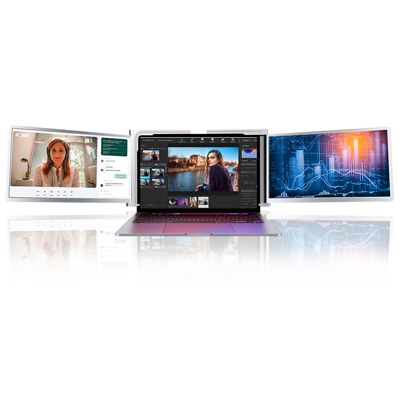 Extralink Smart Life S400 14" | Przenośne monitory do laptopa | 2 monitory, IPS, 1080p Full HD - obrazek 5