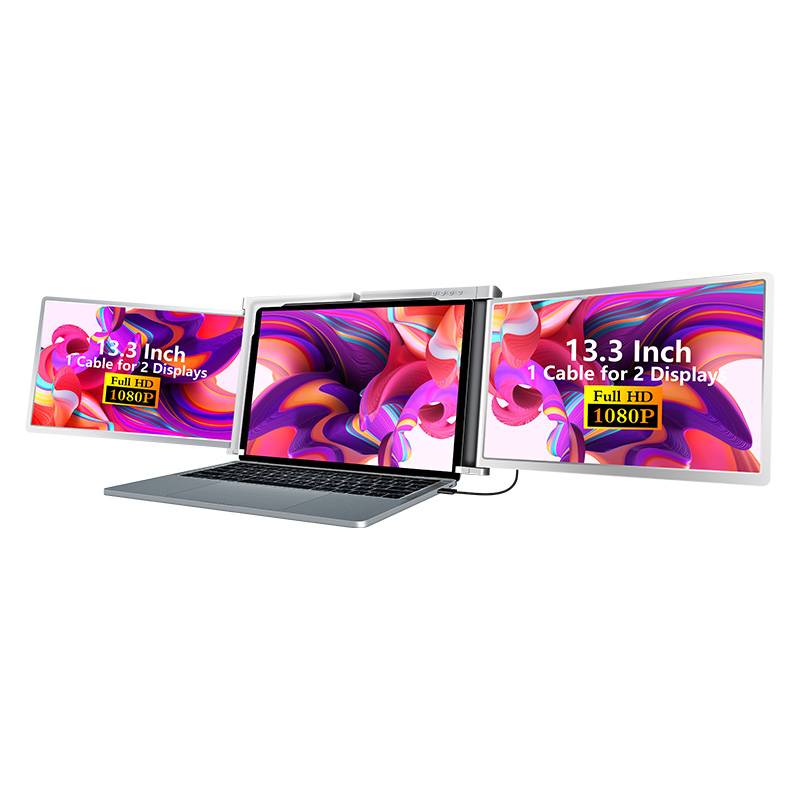 Extralink Smart Life S300 13,3" | Przenośne monitory do laptopa | 2 monitory, IPS, 1080p Full HD