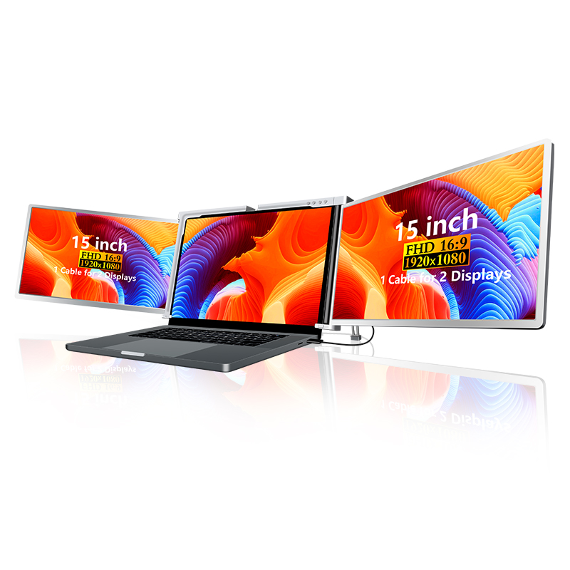 Extralink Smart Life S600 15" | Przenośne monitory do laptopa | 2 monitory, IPS, 1080p Full HD