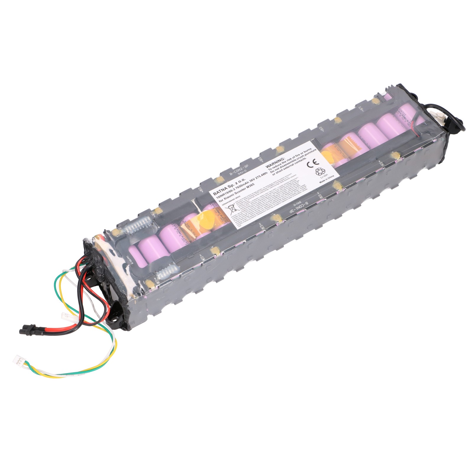 Extralink | Bateria akumulator dla hulajnogi | zamiennik dla Xiaomi Scooter M365 10INR19/66-3 7650mAh 36V - obrazek 3