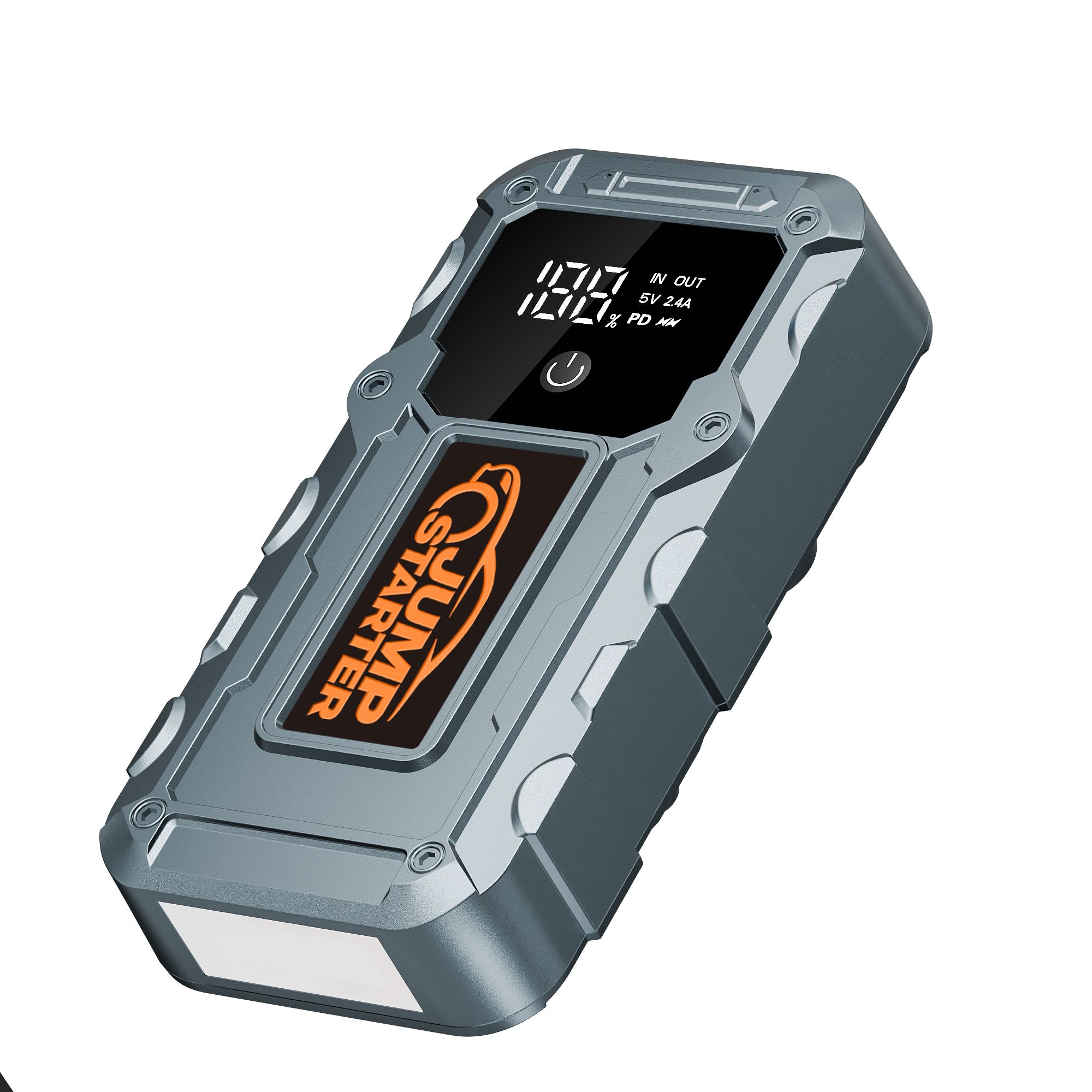 Extralink Jump 34 Jump Starter | Powerbank rozruchowy do odpalania samochodu |3x LED, latarka, wyświetlacz LCD - obrazek 4