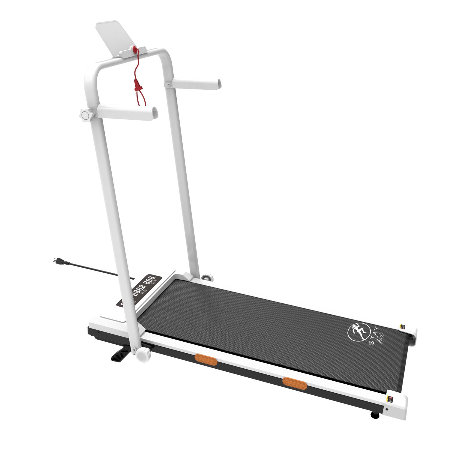 StayFit by Extralink Aurora Biała | Bieżnia elektryczna | treningowa, 1 - 12 km/h