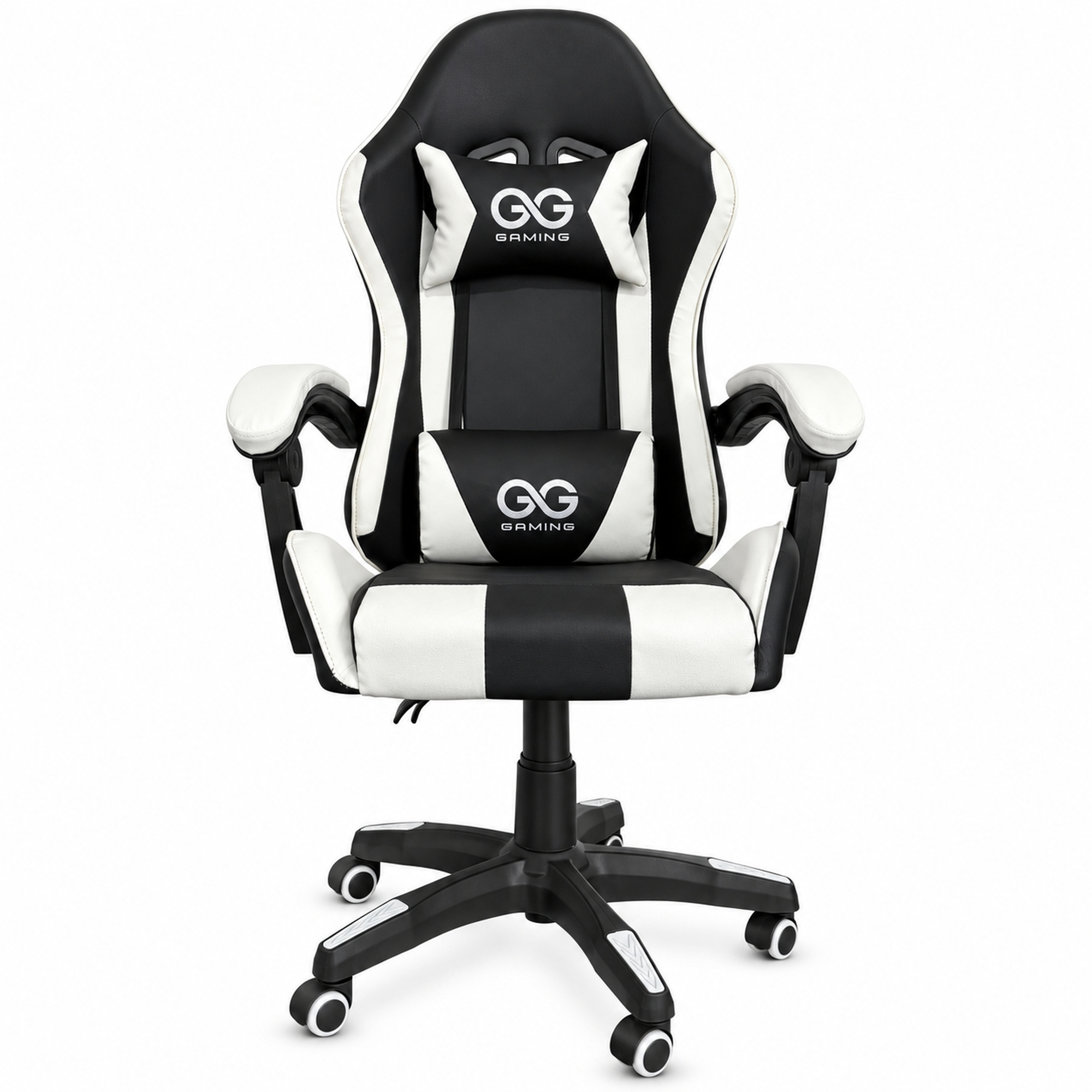 Extralink Gaming | Fotel gamingowy | biurowy, obrotowy, kubełkowy, czarno-biały, G-526