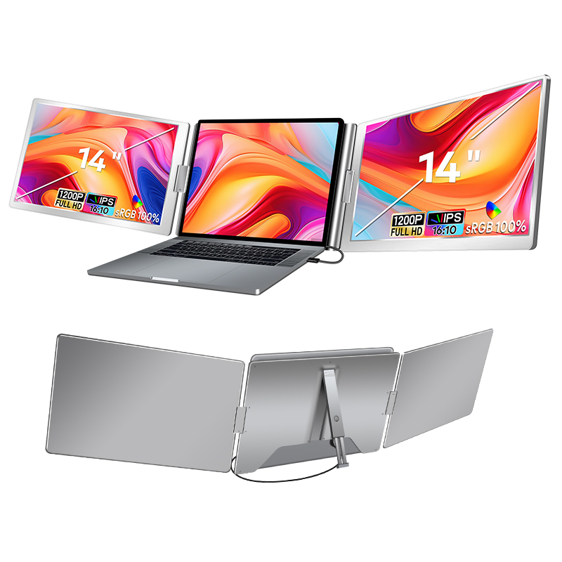 Extralink Smart Life S688 14" | Przenośne monitory do laptopa | 2 monitory, IPS, 1920x1200