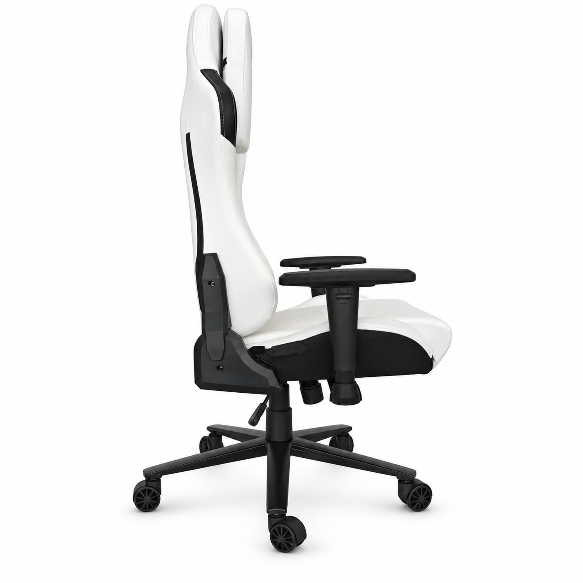 GG Gaming by Extralink | Fotel gamingowy biurowy ergonomiczny | Biało-czarny Striker - obrazek 4