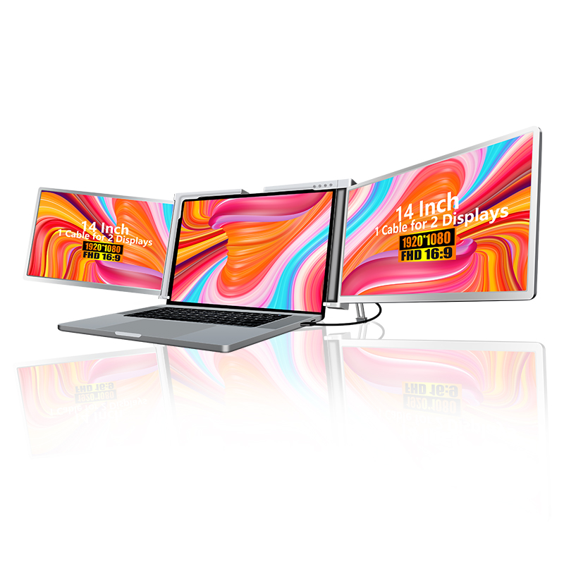 Extralink Smart Life S400 14" | Przenośne monitory do laptopa | 2 monitory, IPS, 1080p Full HD