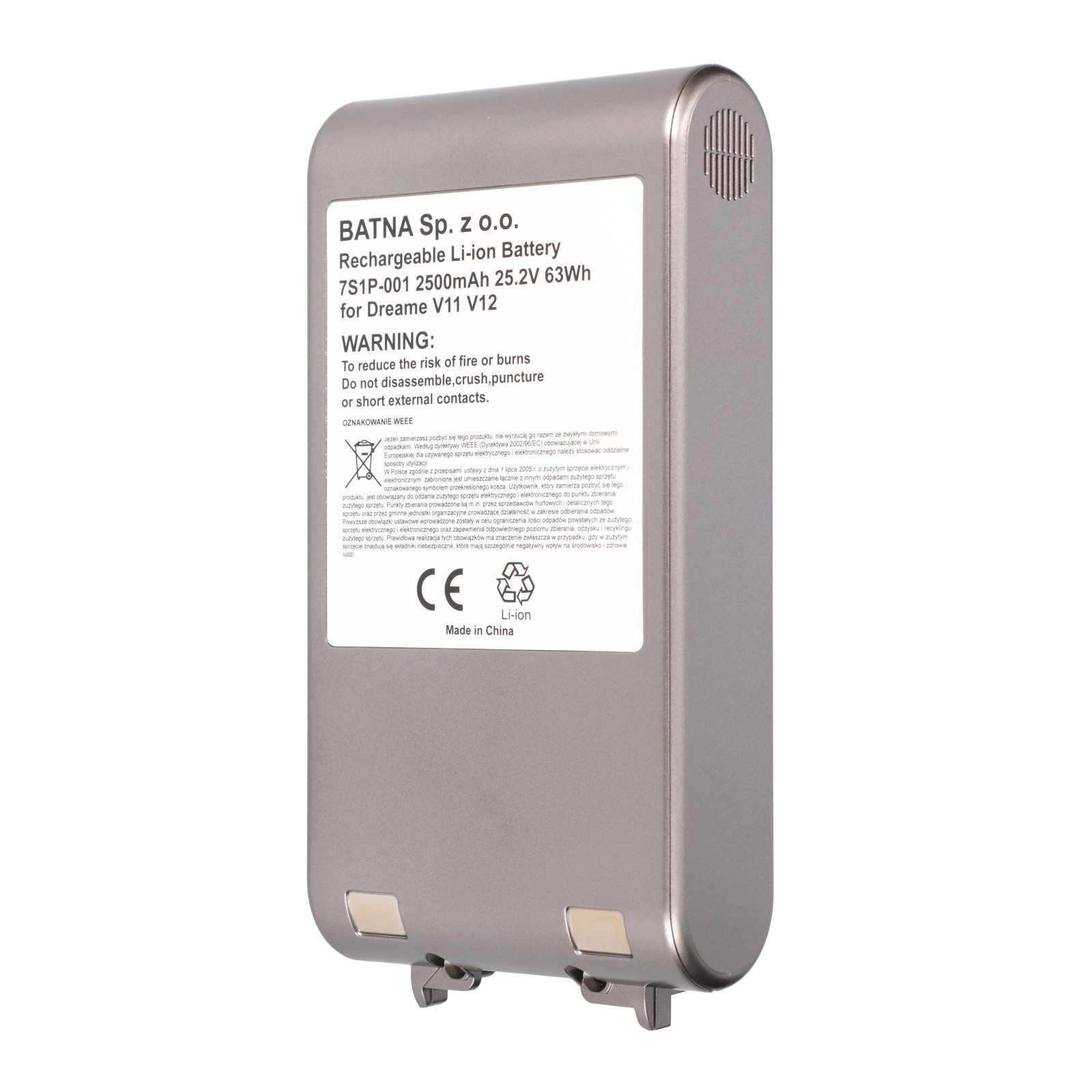 Extralink | Bateria, akumulator do odkurzacza | zamiennik dla Dreame V11 V12 V11SE V12Pro V16 25.2V 2500mAh - obrazek 4