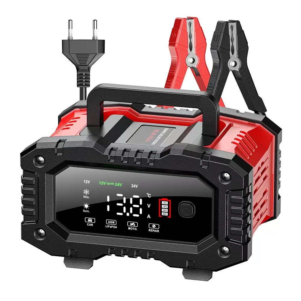 Extralink | Inteligentny prostownik samochodowy z trybem napraw AGM | 12V, 24V, 20A