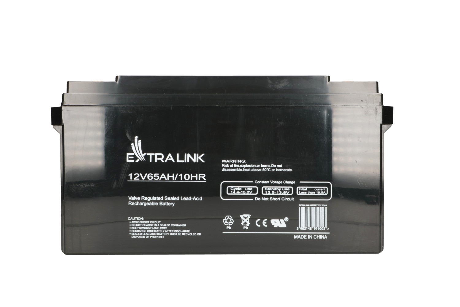 Extralink AGM 12V 65Ah | Akumulator | bezobsługowy - obrazek 3