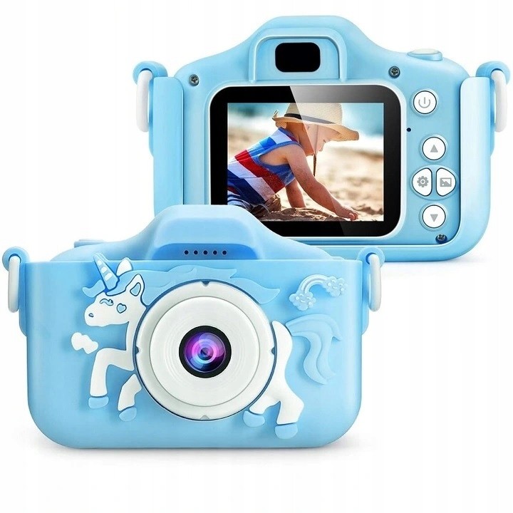 Extralink Kids Camera H29 Single Niebieski | Aparat cyfrowy | 1080P 30fps, wyświetlacz 2.0" - obrazek 2