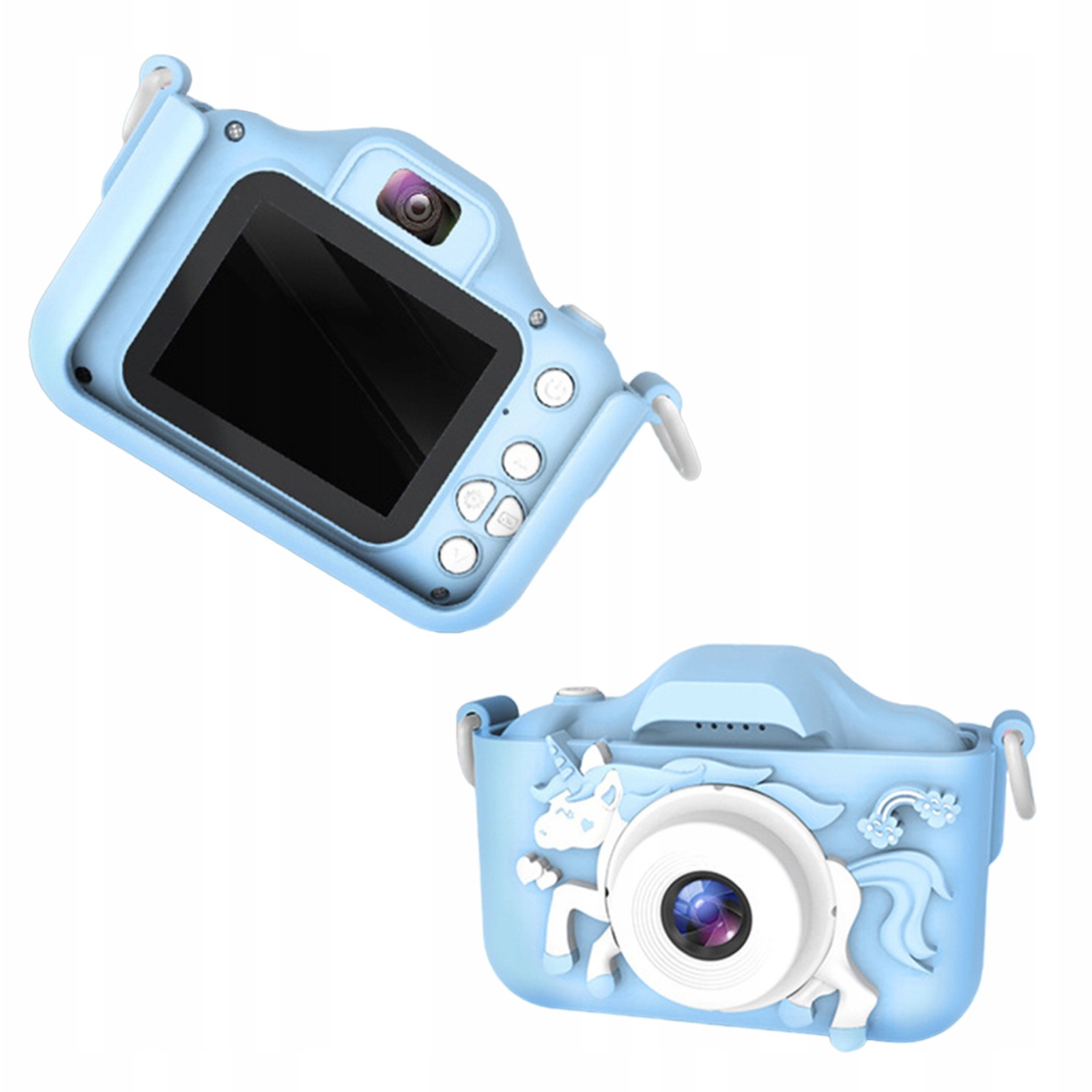 Extralink Kids Camera H29 Single Niebieski | Aparat cyfrowy | 1080P 30fps, wyświetlacz 2.0" - obrazek 4